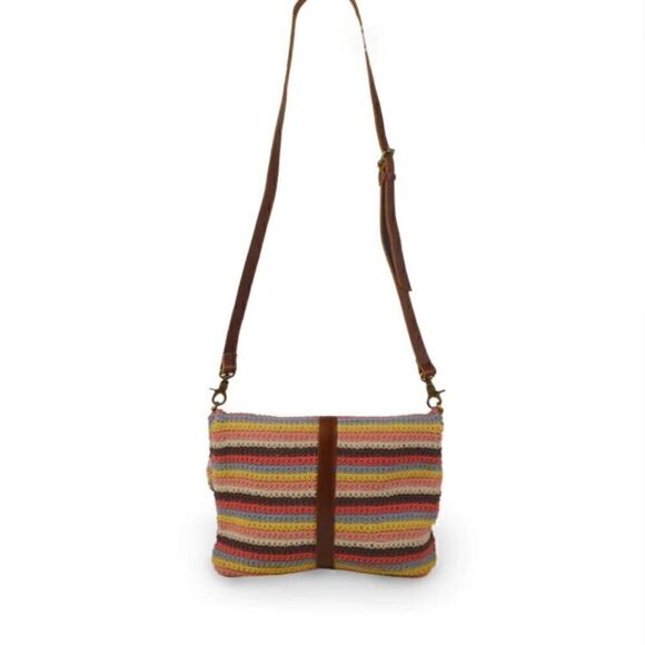 Anabaglish Colorful Knit Fold Over Crossbody - Picture 8 of 10